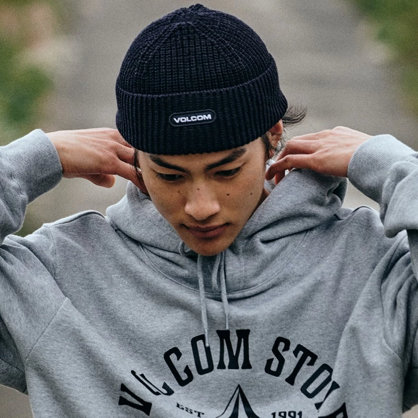 Volcom Unisex Street Style Knit Hats For Men Blue X One Size 4 Volcom Unisex Street Style Knit Hats For Men Blue X One Size - Image 2