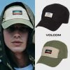 Volcom Unisex Street Style Caps For Men Khaki X One Size