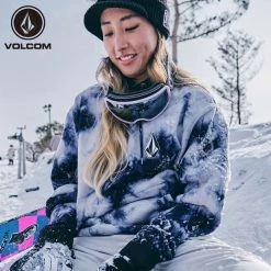 Volcom Street Style Long Sleeves Cotton Logo Hoodies For Men No Color Specification X M