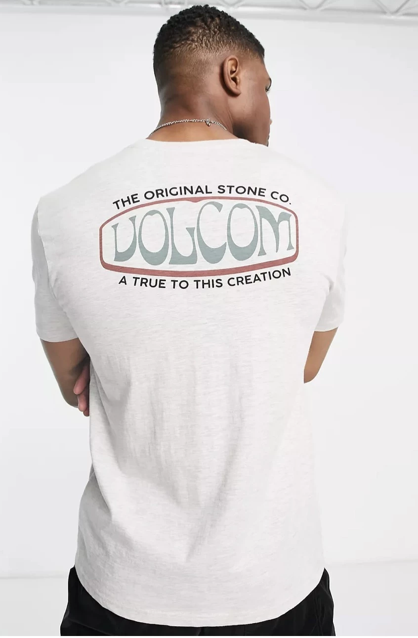 Volcom Pullovers Unisex Street Style Plain Cotton Short Sleeves For Men Grey X M 3 Volcom Pullovers Unisex Street Style Plain Cotton Short Sleeves For Men Grey X M