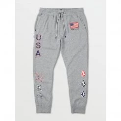 Volcom 2022-23FW Street Style Cotton Logo Bottoms For Men Black X L (*inventory Check Required) -Volcom Sales Shop org 5090