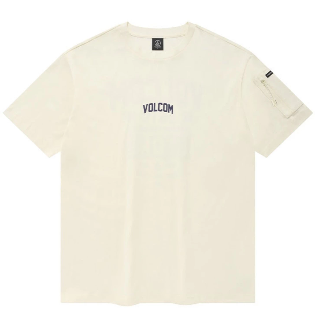 Volcom Unisex Street Style Short Sleeves Logo T-Shirts For Women Navy X S 8 Volcom Unisex Street Style Short Sleeves Logo T-Shirts For Women Navy X S - Image 6