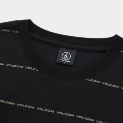 Volcom Unisex Street Style Logo T-Shirts For Men Black X L -Volcom Sales Shop org 5148