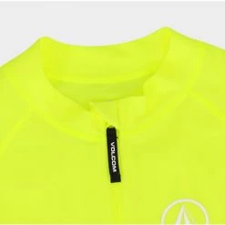 Volcom 2022 SS Logo Swimwear For Women Neon Yellow X Xs -Volcom Sales Shop org 525