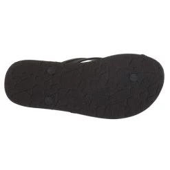 Volcom Street Style Plain Flipflop Logo Sandals For Men Black X Us10 -Volcom Sales Shop org 5293