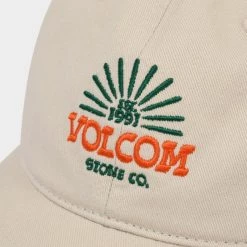 Volcom Unisex Street Style Caps For Men Green X One Size -Volcom Sales Shop org 5314