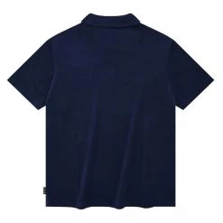 Volcom Unisex Street Style Short Sleeves Logo T-Shirts For Women Navy X M -Volcom Sales Shop org 5406