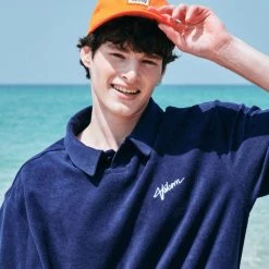 Volcom Unisex Street Style Short Sleeves Logo T-Shirts For Men Navy X M -Volcom Sales Shop org 5414