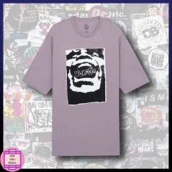 Volcom 2022 SS T-Shirts For Men Purple X M
