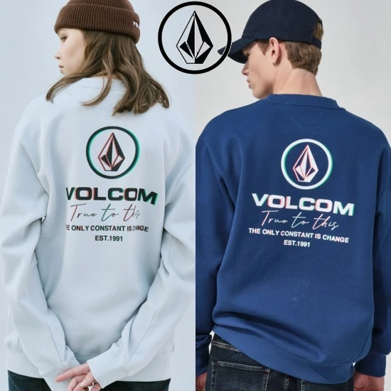 Volcom Unisex Street Style U-Neck Long Sleeves Cotton For Men Gray X Xl 3 Volcom Unisex Street Style U-Neck Long Sleeves Cotton For Men Gray X Xl