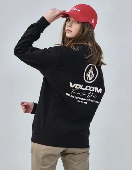 Volcom Unisex Street Style U-Neck Long Sleeves Cotton For Men Gray X Xl 19 Volcom Unisex Street Style U-Neck Long Sleeves Cotton For Men Gray X Xl - Image 17