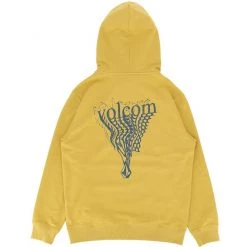 Volcom Unisex Street Style Long Sleeves Cotton Logo Hoodies For Men Mustard X M -Volcom Sales Shop org 5566