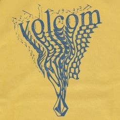 Volcom Unisex Street Style Long Sleeves Cotton Logo Hoodies For Men Mustard X M -Volcom Sales Shop org 5570