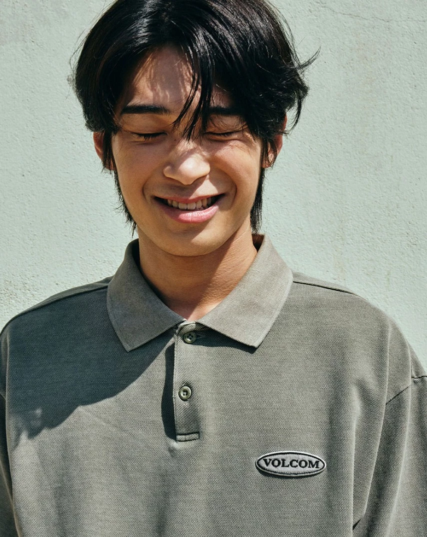 Volcom Casual Style Unisex Street Style Logo Polos For Women L.khaki X S 12 Volcom Casual Style Unisex Street Style Logo Polos For Women L.khaki X S - Image 10