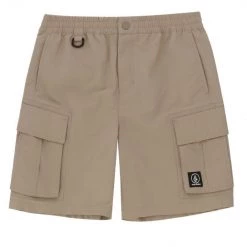 Volcom Casual Style Street Style Logo Shorts For Women Black X S -Volcom Sales Shop org 5626