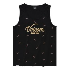 Volcom Unisex Street Style Logo Tanks & Camisoles For Women Black X S -Volcom Sales Shop org 5631