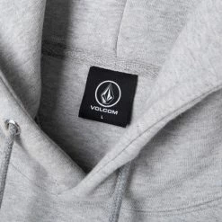 Volcom Unisex Street Style Long Sleeves Cotton Logos On The Sleeves For Men Gray X M -Volcom Sales Shop org 5697