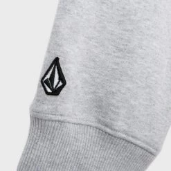 Volcom Unisex Street Style Long Sleeves Cotton Logos On The Sleeves For Men Gray X M -Volcom Sales Shop org 5700