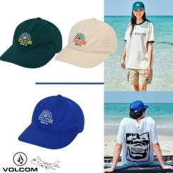 Volcom 2022 SS Unisex Caps For Men Navy X One Size