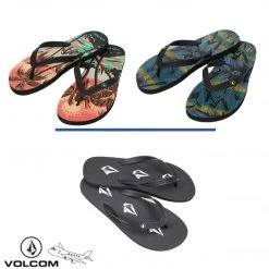 Volcom 2022 SS Logo Sandals For Men Orange X 270