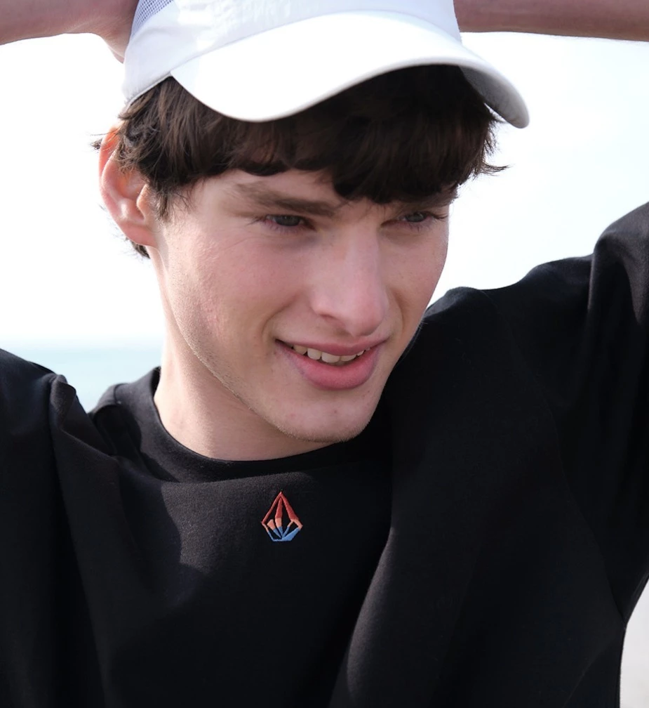 Volcom Unisex Street Style Logo T-Shirts For Men Black X M 9 Volcom Unisex Street Style Logo T-Shirts For Men Black X M - Image 7