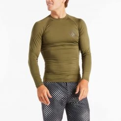 Volcom 2022 SS Street Style Plain Logo Military Swimwear (A9312202) For Men Black X Xs -Volcom Sales Shop org 5905