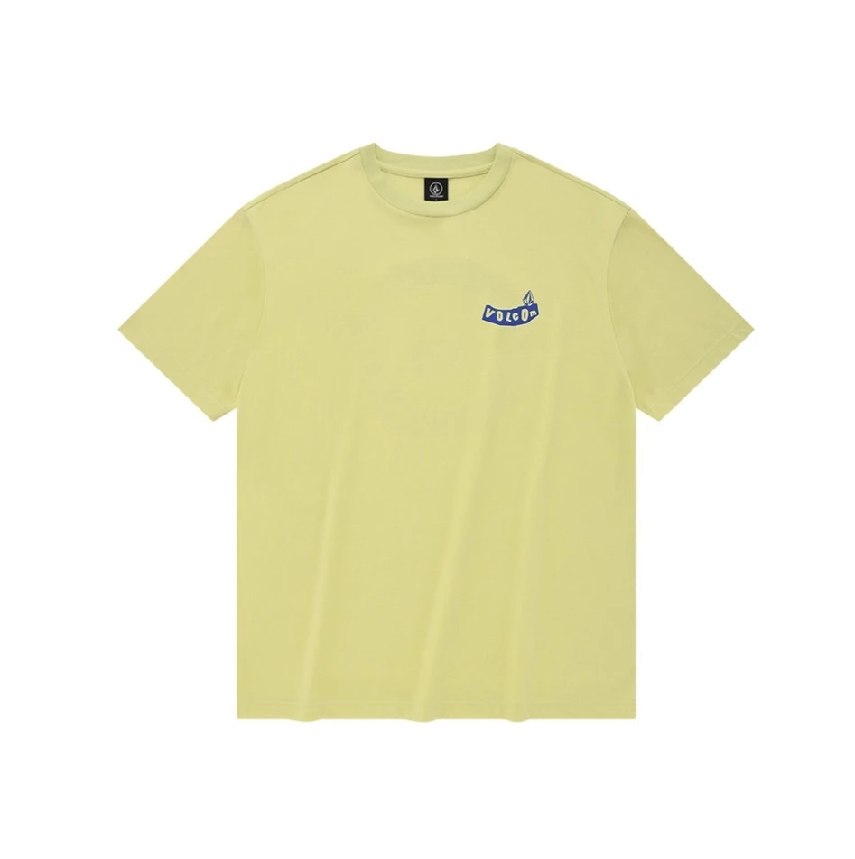 Volcom Unisex Street Style Short Sleeves Logo T-Shirts For Women Lime X M 9 Volcom Unisex Street Style Short Sleeves Logo T-Shirts For Women Lime X M - Image 7