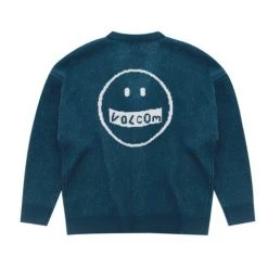 Volcom Unisex Logo Cardigans For Men Gray X M -Volcom Sales Shop org 5931