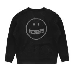 Volcom Unisex Logo Cardigans For Men Gray X M -Volcom Sales Shop org 5937