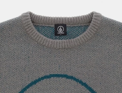 Volcom Unisex U-Neck Long Sleeves Logo Sweaters For Men Gray X Xl 14 Volcom Unisex U-Neck Long Sleeves Logo Sweaters For Men Gray X Xl - Image 12