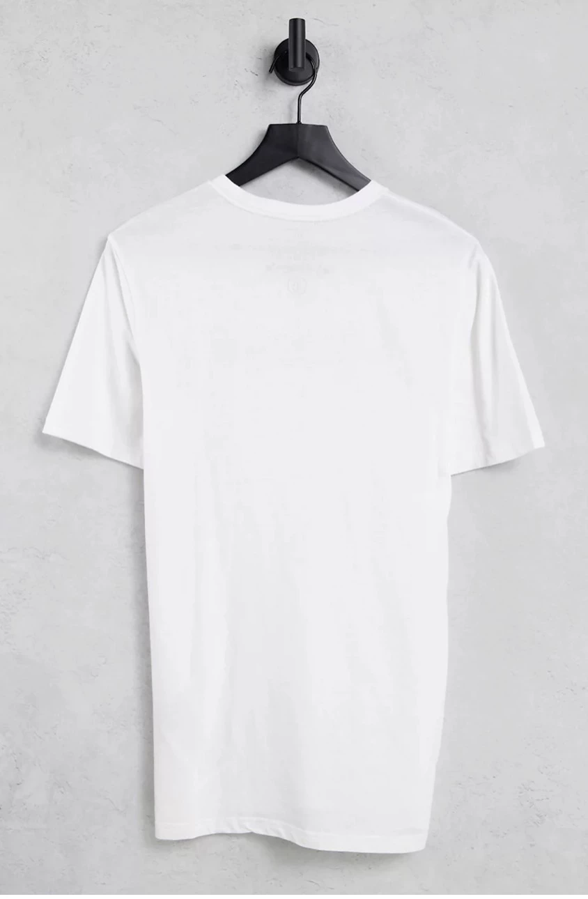 Volcom Pullovers Unisex Street Style Plain Cotton Short Sleeves For Men White X S 5 Volcom Pullovers Unisex Street Style Plain Cotton Short Sleeves For Men White X S - Image 3