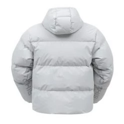 Volcom Unisex Street Style Logo Down Jackets For Men Gray X L -Volcom Sales Shop org 5991