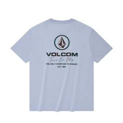 Volcom Unisex Street Style Short Sleeves Logo T-Shirts For Men Yellow X S -Volcom Sales Shop org 60