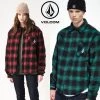 Volcom Unisex Long Sleeves Logos On The Sleeves Logo Shirts For Men Green X L -Volcom Sales Shop org 6010