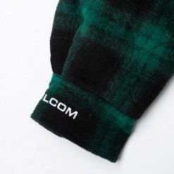 Volcom Unisex Long Sleeves Logos On The Sleeves Logo Shirts For Men Green X L -Volcom Sales Shop org 6019