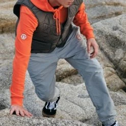 Volcom Unisex Street Style Logo Joggers & Sweatpants For Men Black X L -Volcom Sales Shop org 6067