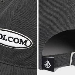 Volcom Unisex Street Style Caps For Men Charcoal X One Size -Volcom Sales Shop org 6128