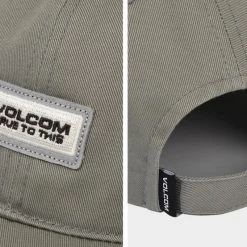 Volcom Unisex Street Style Caps For Men Light Khaki X One Size -Volcom Sales Shop org 6140