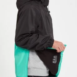 Volcom Street Style Logo Anorak Jackets Biker Jackets For Men Mint X S -Volcom Sales Shop org 616