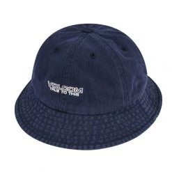 Volcom Unisex Street Style Bucket Hats Wide-brimmed Hats For Men Green X S -Volcom Sales Shop org 6173