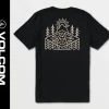 Volcom 2021-22FW Street Style Short Sleeves Logo T-Shirts For Men Black X Xl