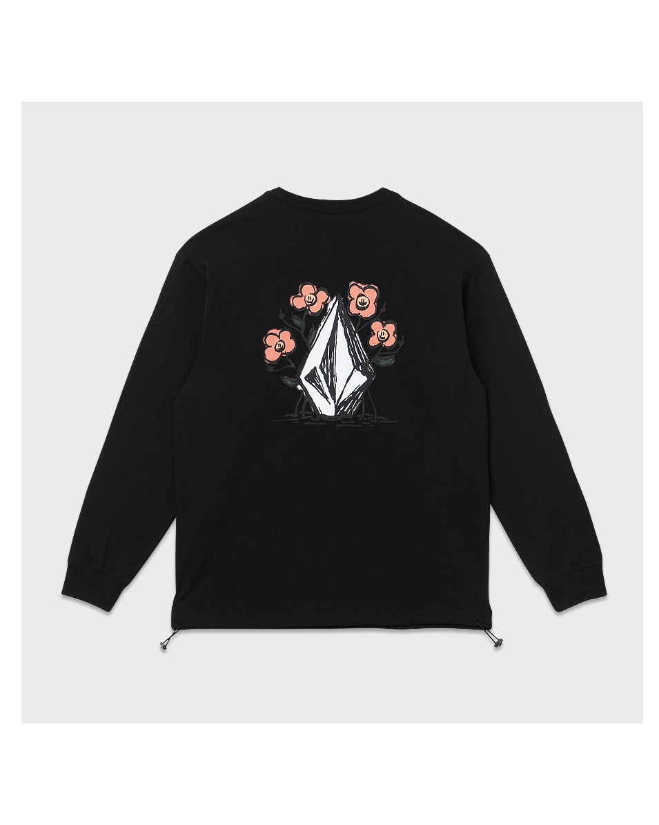 Volcom Flower Patterns Unisex U-Neck Long Sleeves Cotton Logo For Women Blue Green X L 14 Volcom Flower Patterns Unisex U-Neck Long Sleeves Cotton Logo For Women Blue Green X L - Image 12