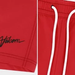 Volcom 2022 SS Unisex Street Style Cotton Logo Shorts For Men Red X M -Volcom Sales Shop org 6241
