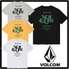 Volcom Unisex Street Style Logo T-Shirts For Women Black X L -Volcom Sales Shop org 625