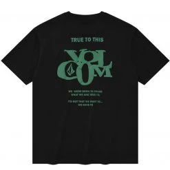 Volcom Unisex Street Style Logo T-Shirts For Women Black X L -Volcom Sales Shop org 630