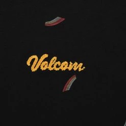 Volcom Unisex Street Style Short Sleeves Logo T-Shirts For Men Black X M -Volcom Sales Shop org 6370