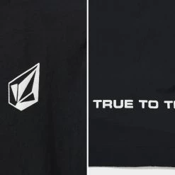 Volcom Unisex Street Style Short Sleeves Logo T-Shirts For Women Navy X S -Volcom Sales Shop org 6397