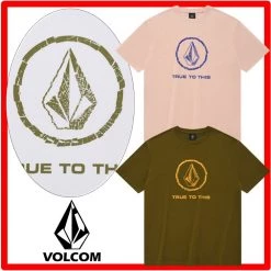 Volcom 2022 SS Unisex Street Style Short Sleeves Logo T-Shirts For Women Light Pink X Xl