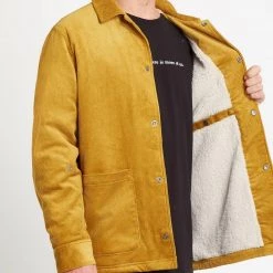 Volcom 2020-21FW Street Style Plain Shearling Logo Jackets For Men (1) Inventory Requirement Confirmation X Xl -Volcom Sales Shop org 6418