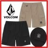 Volcom Casual Style Unisex Street Style Logo Shorts For Women Black X M